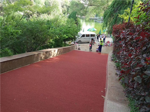 十堰彩色路面施工